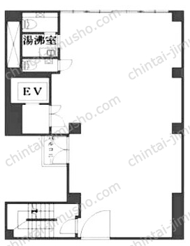 井門東上野ビル8Fの間取図