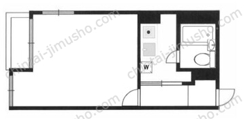 新宿ナショナルコート9Fの間取図