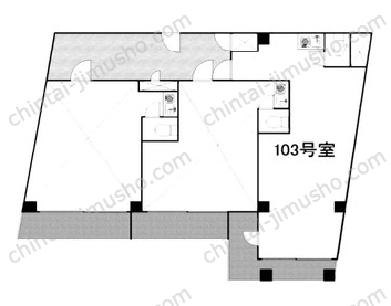 ベルウッドビル1Fの間取図