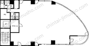 KMKビル6Fの間取図