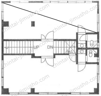 中村ビル4Fの間取図
