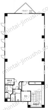 清水代々木ビル4Fの間取図