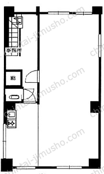 第2中島ビル2Fの間取図