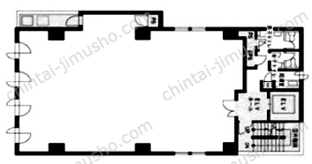新橋原ビル2Fの間取図