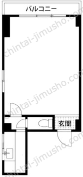 福田ビル4Fの間取図