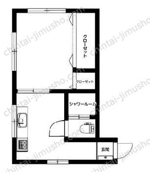 渡辺ビル4Fの間取図