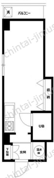 ハミルトンプラザ6Fの間取図