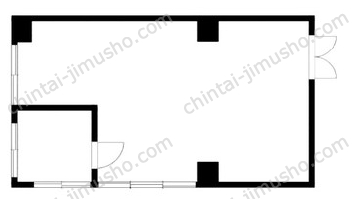 乾木工芸ビル1Fの間取図