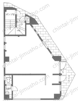 芹澤ビル1Fの間取図