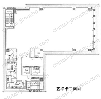 S-GATE八丁堀7Fの間取図