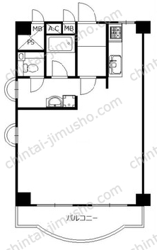 ニュー大崎マンション5Fの間取図