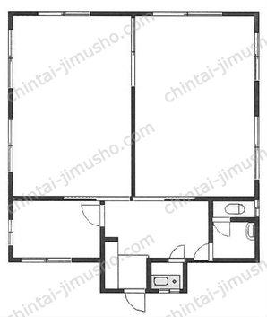 鈴木ビル1Fの間取図