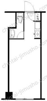 パークノヴァ横浜参番館1Fの間取図