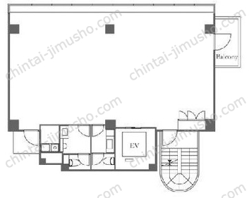 AURA麻布台2Fの間取図