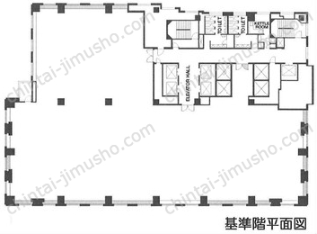 虎ノ門2丁目タワー16Fの間取図