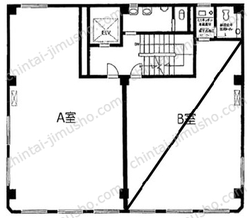 第二登栄ビル3Fの間取図