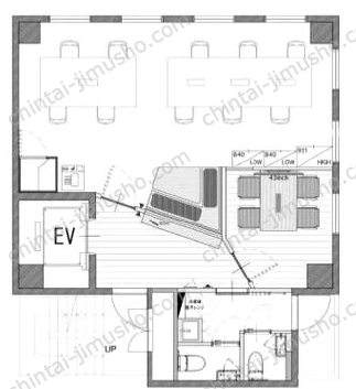 NOVEL WORK Shimbashi5Fの間取図