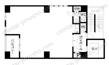 杉山ビル2Fの間取図