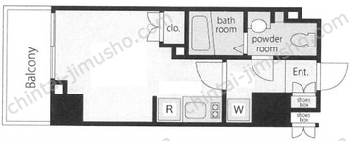 VORT渋谷松濤residence2Fの間取図