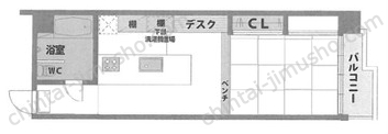 日興ロイヤルパレス二番町第2ビル5Fの間取図