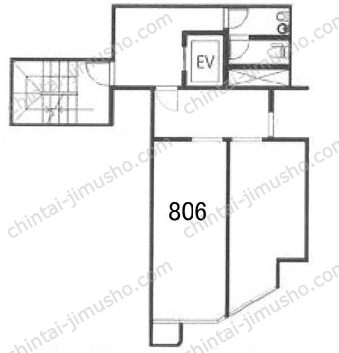 九段セントラルビル8Fの間取図