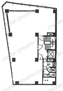 伊藤ビル4Fの間取図