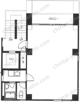 柏木片桐屋ビル6Fの間取図