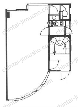 神津武蔵関ビル1Fの間取図