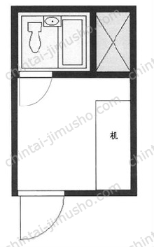 西新宿ダイヤモンドビル10Fの間取図