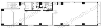 Us-1ビル6Fの間取図