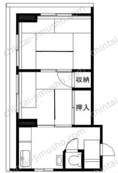 第1暁ビル4Fの間取図