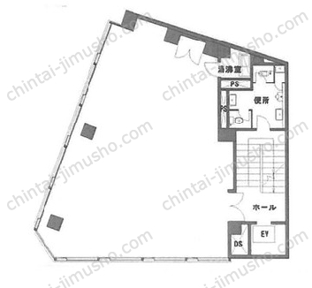 銀座西ビルヂング3Fの間取図