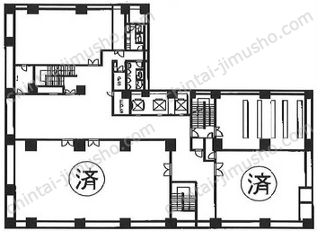 新横浜ファーストビルB2Fの間取図