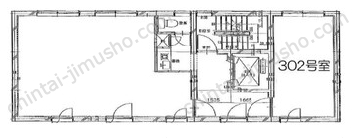小泉第2ビル3Fの間取図