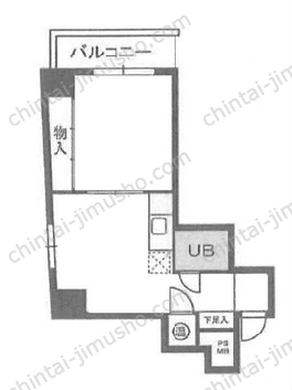 パレドール日本橋3Fの間取図