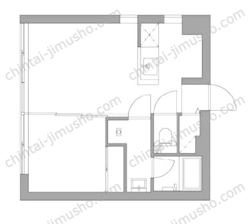 ARK RESIDENCE 市谷仲之町2Fの間取図