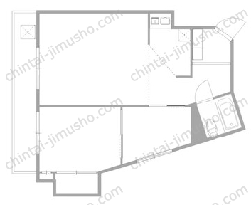 池袋クラウンハイツ4Fの間取図