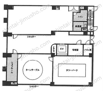 産和ビル1Fの間取図