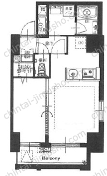 CASA AZABU Le Grand8Fの間取図