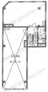 3510ビル3Fの間取図