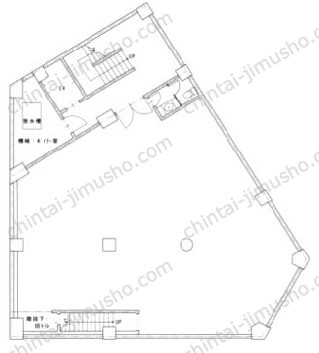 太陽ビルB1Fの間取図