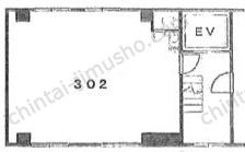 丸大ビル3Fの間取図