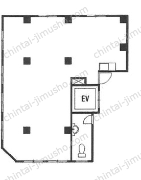 ユニオンビル2Fの間取図