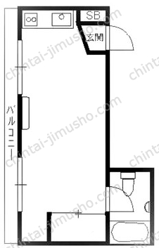 ハイム大成ビル4Fの間取図