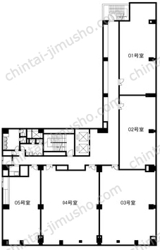 新横浜アーバンスクエア7Fの間取図