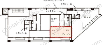 テイショク西麻布／早野ビル7Fの間取図