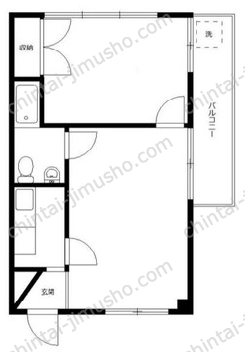 トキワマンション3Fの間取図