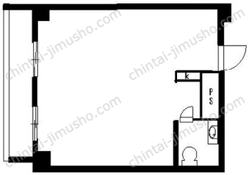 第2白子ビル7Fの間取図