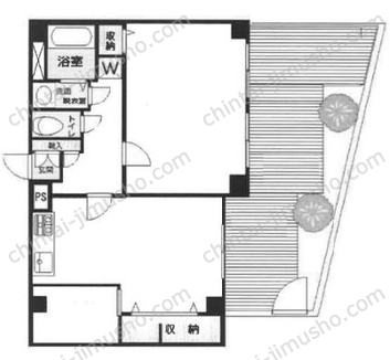 あさのマンション1Fの間取図