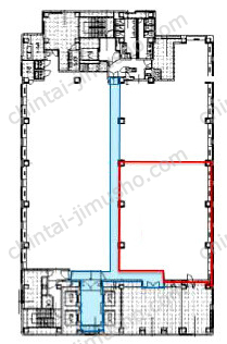 東京フロントテラス14Fの間取図